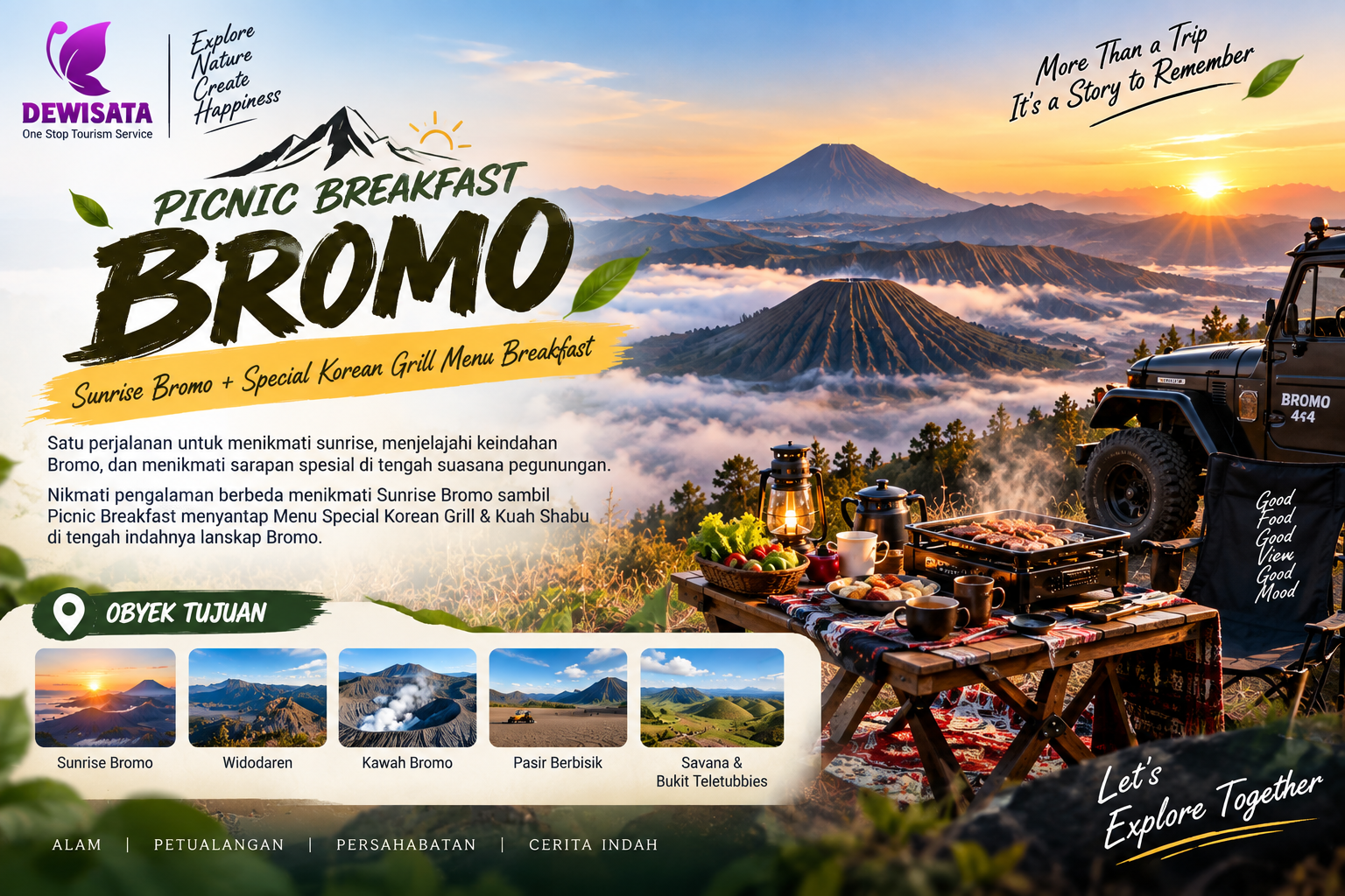PICNIC BREAKFAST BROMO